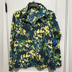 Columbia 1/2 Zip Arctic Air - Printed Fleece Pullover NWT